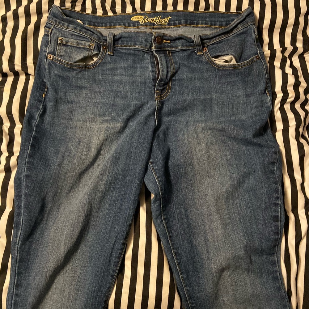 Old Navy sweetheart skinny jeans - size 14